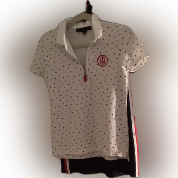 Tommy Hilfiger navy blue pull on pencil midi skirt with elastic size XS NWOT - Picture 3 of 4